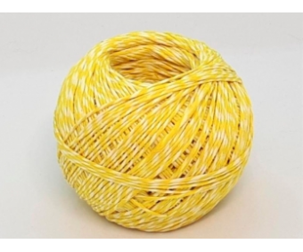 Linane nöör 1.5mm, 88m, kollane/valge